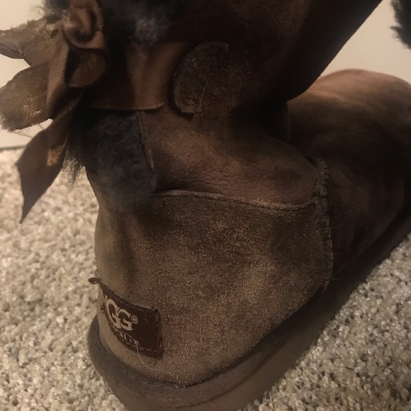 UGG Brown Bailey Bow II Boot - Picture 4 of 8